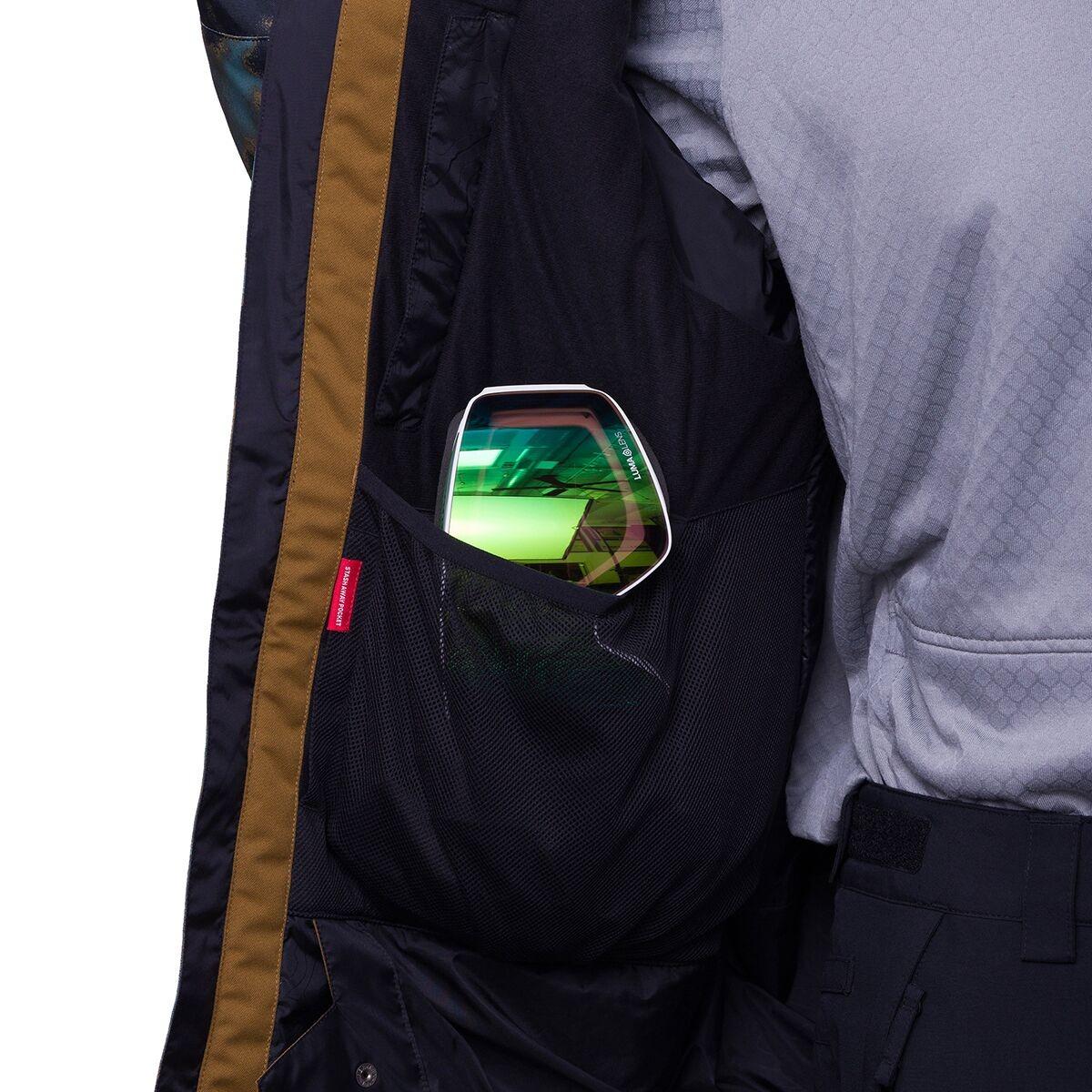 686 Geo Insulated Jacket - Men's  | Black Ripstop Colorblock