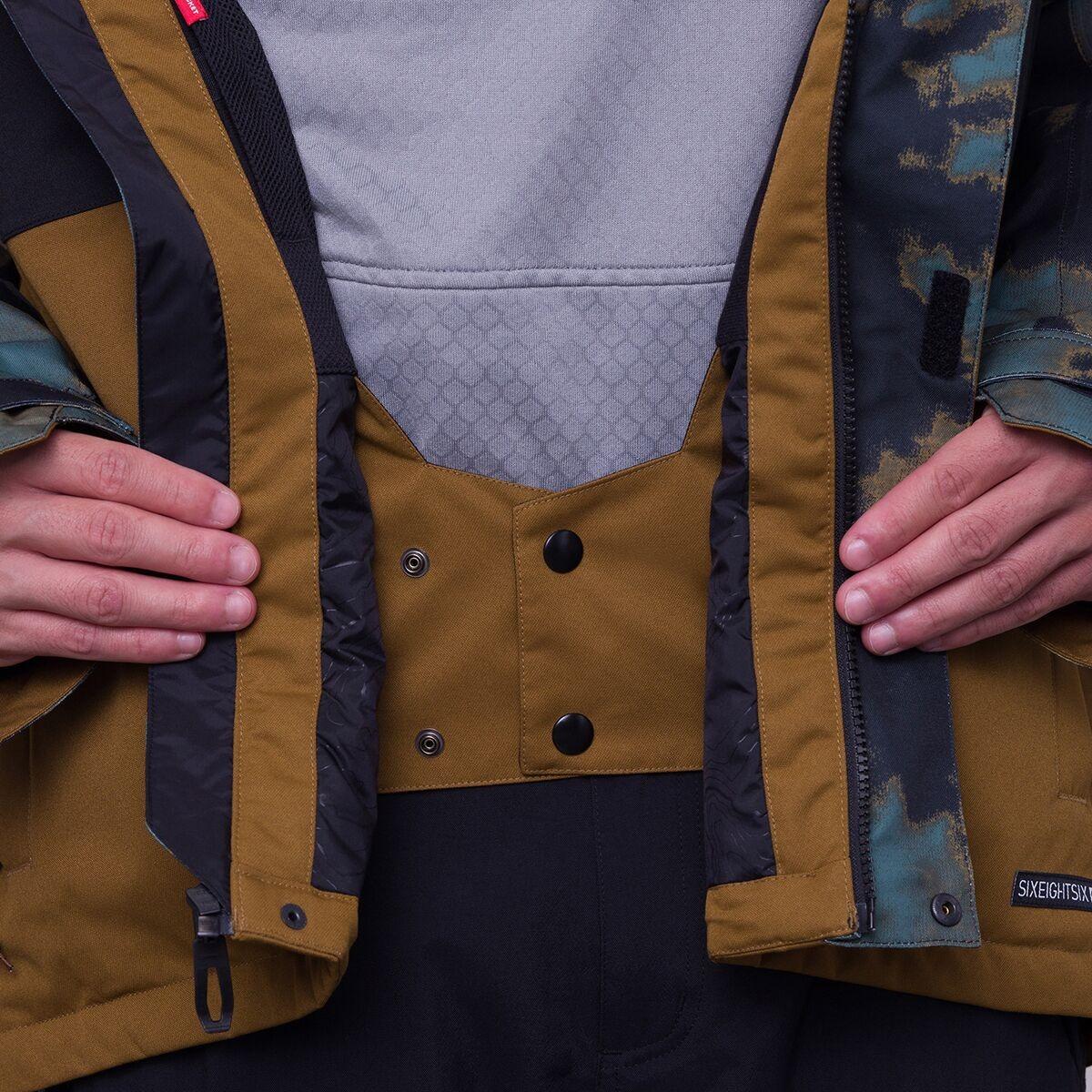 686 Geo Insulated Jacket - Men's  | Stellar Blue Colorblock