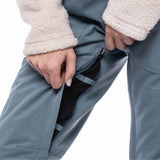 686 Black Magic Insulated Bib Pant - Women's  | Dusty Mauve Geo Jacquard