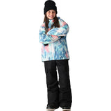 686 Athena Insulated Jacket - Girls'  | Seaglass Abstract Angles