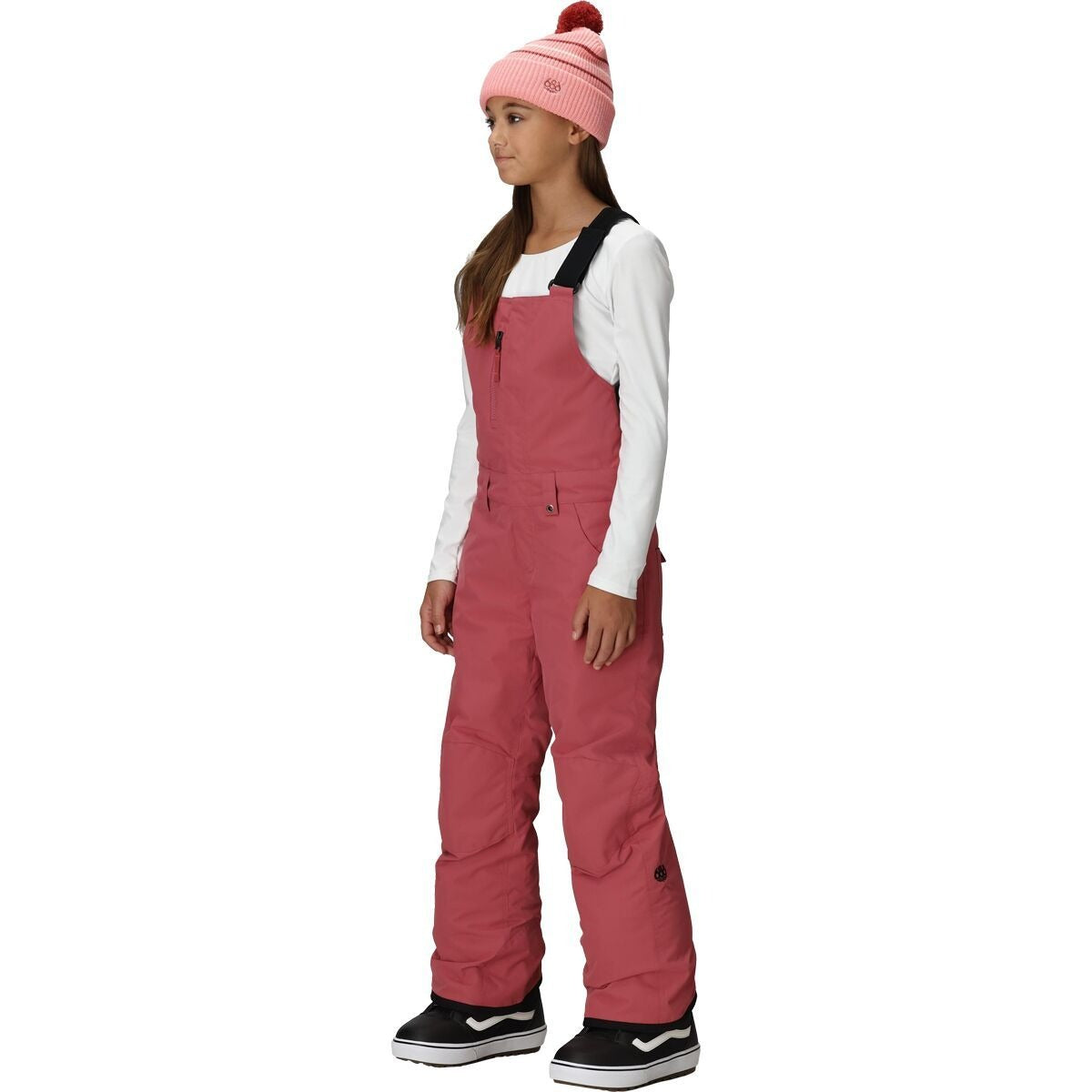 686 Sierra Insulated Bib - Girls'  | Rosewood