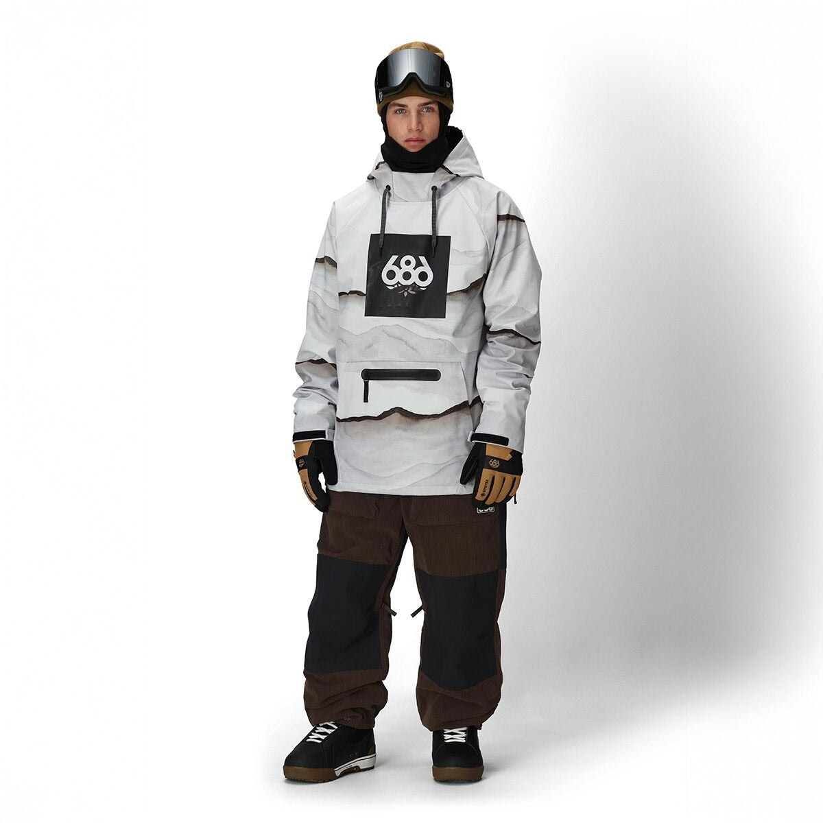 686 Waterproof Hoodie - Men's  | Smoke Mountain Print