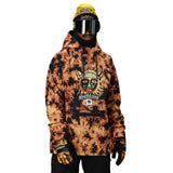 686 Waterproof Hoodie - Men's  | Sublime Orange Tie Dye