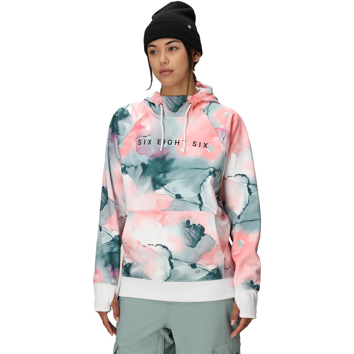 686 Bonded Fleece Pullover Hoodie - Women's  | Geranium Pink