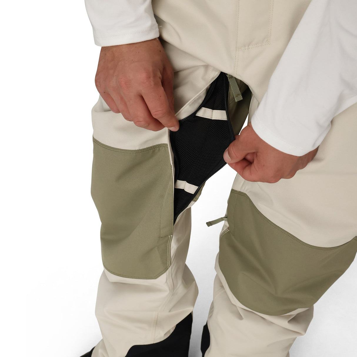 686 Hot Lap Insulated Bib - Men's | Limestone Colorblock