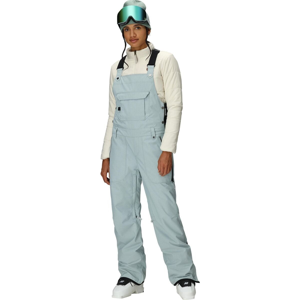 Black Magic Insulated Bib - Women's | Dusty Marine Dobby – Ski Country ...