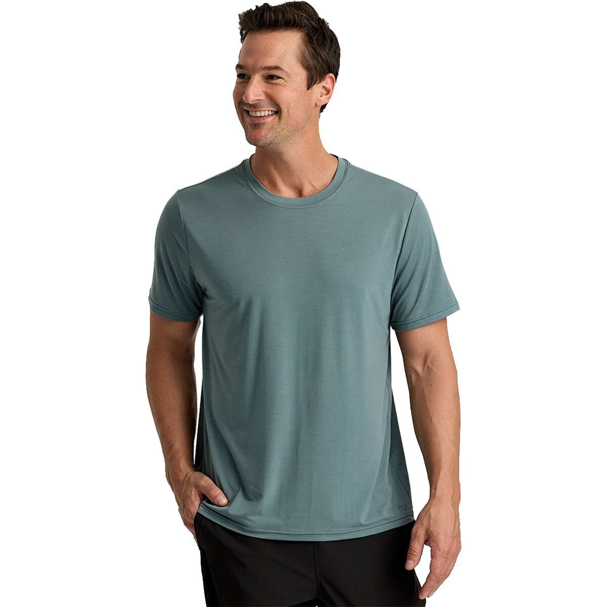 Free Fly Elevate Lightweight T-Shirt - Men's  | Stormy Sea