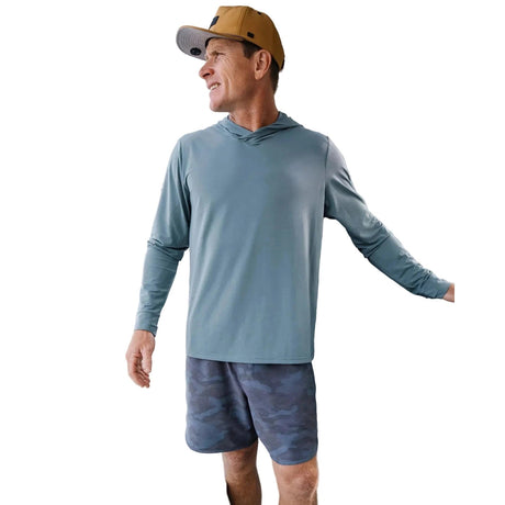 Free Fly Reverb Short - Men's | Woodland Camo Storm Cloud