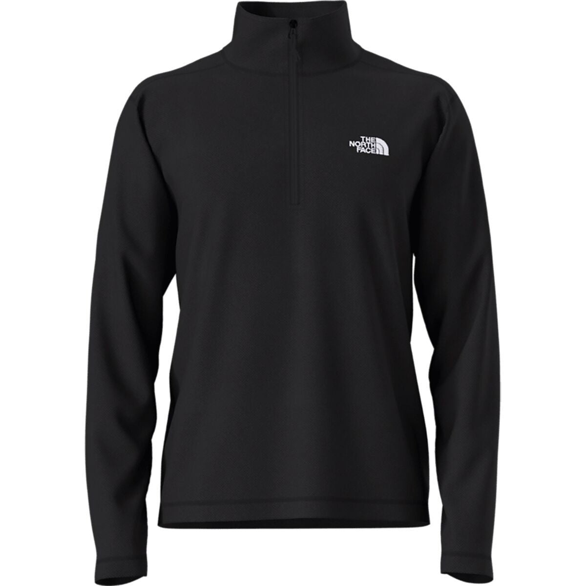 The North Face Textured Cap Rock 1/4-Zip Fleece Jacket - Men's  | TNF Black Heather