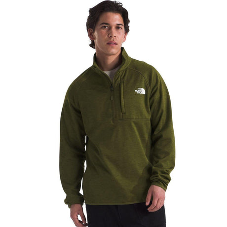 The North Face Canyonlands 1/2-Zip Pullover Fleece Jacket - Men's  | Forest Olive Heather