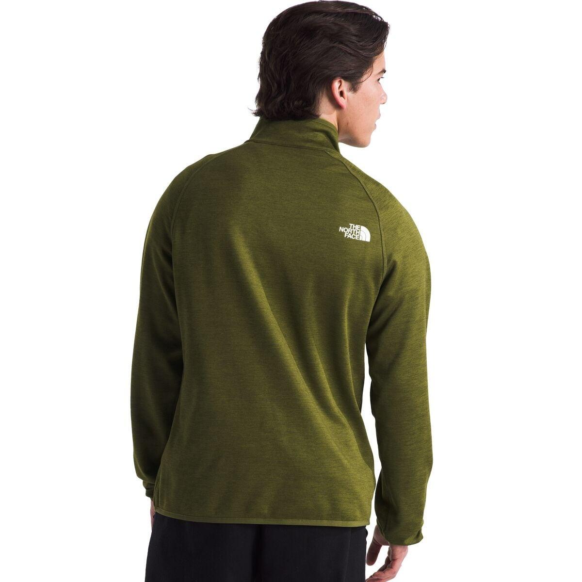 The North Face Canyonlands 1/2-Zip Pullover Fleece Jacket - Men's  | Forest Olive Heather