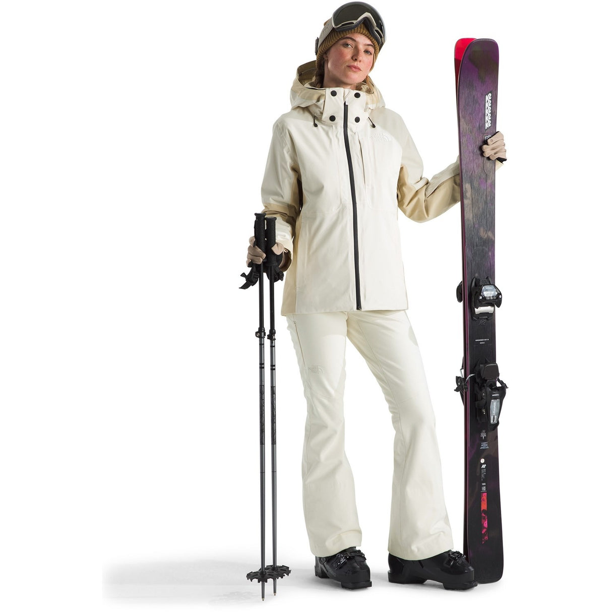 The North Face Snoga Pant - Women's | White Dune/White Dune