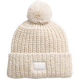 The North Face Cozy Chunky Cabin Beanie | Gardenia White/Gravel/Khaki Stone/Gardenia White