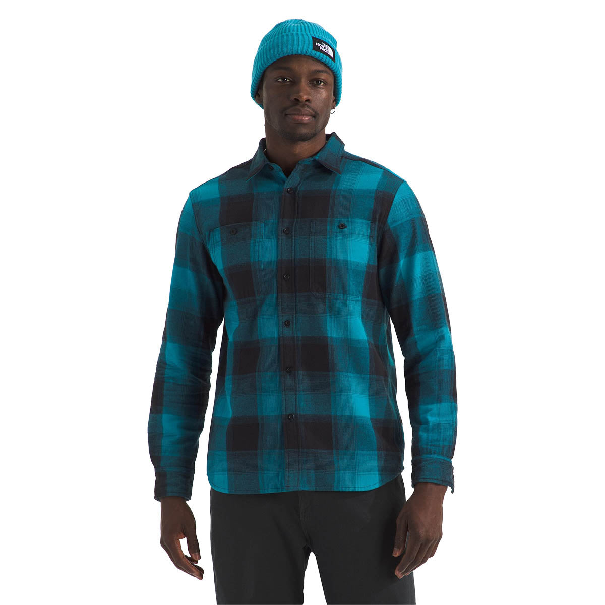 The North Face Arroyo Flannel Shirt - Men's | Dusk Blue TNF Shadow Plaid