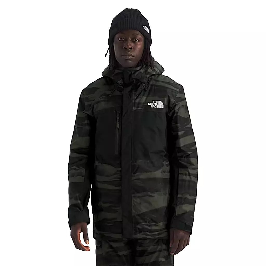 The North Face Freedom Insulated Print Jacket - Men's | New Taupe Green Edge Of Light Print/TNF Black