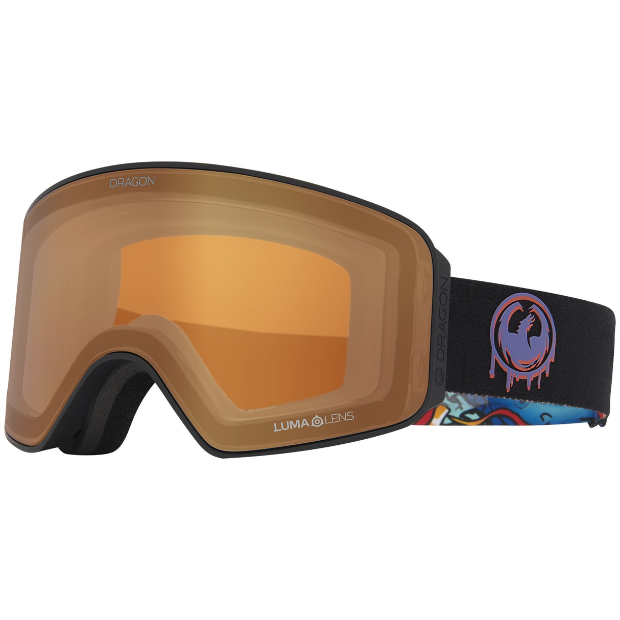 Dragon NFX MAG Goggle  | Rattled/LumaLens Red Ion+Amber