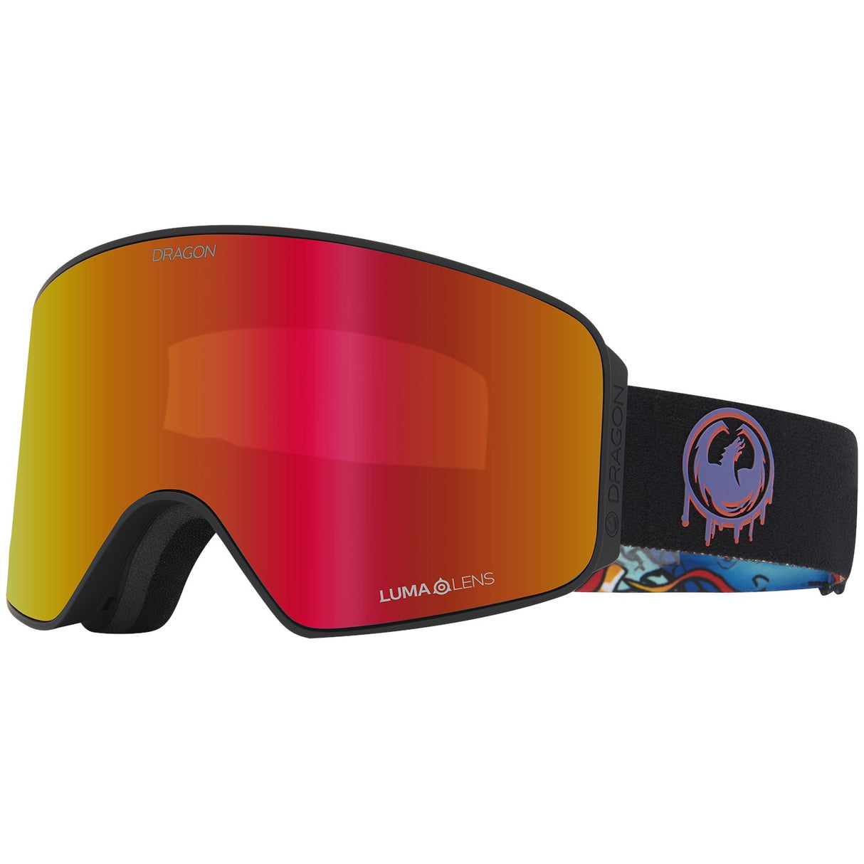 Dragon NFX MAG Goggle  | Rattled/LumaLens Red Ion+Amber