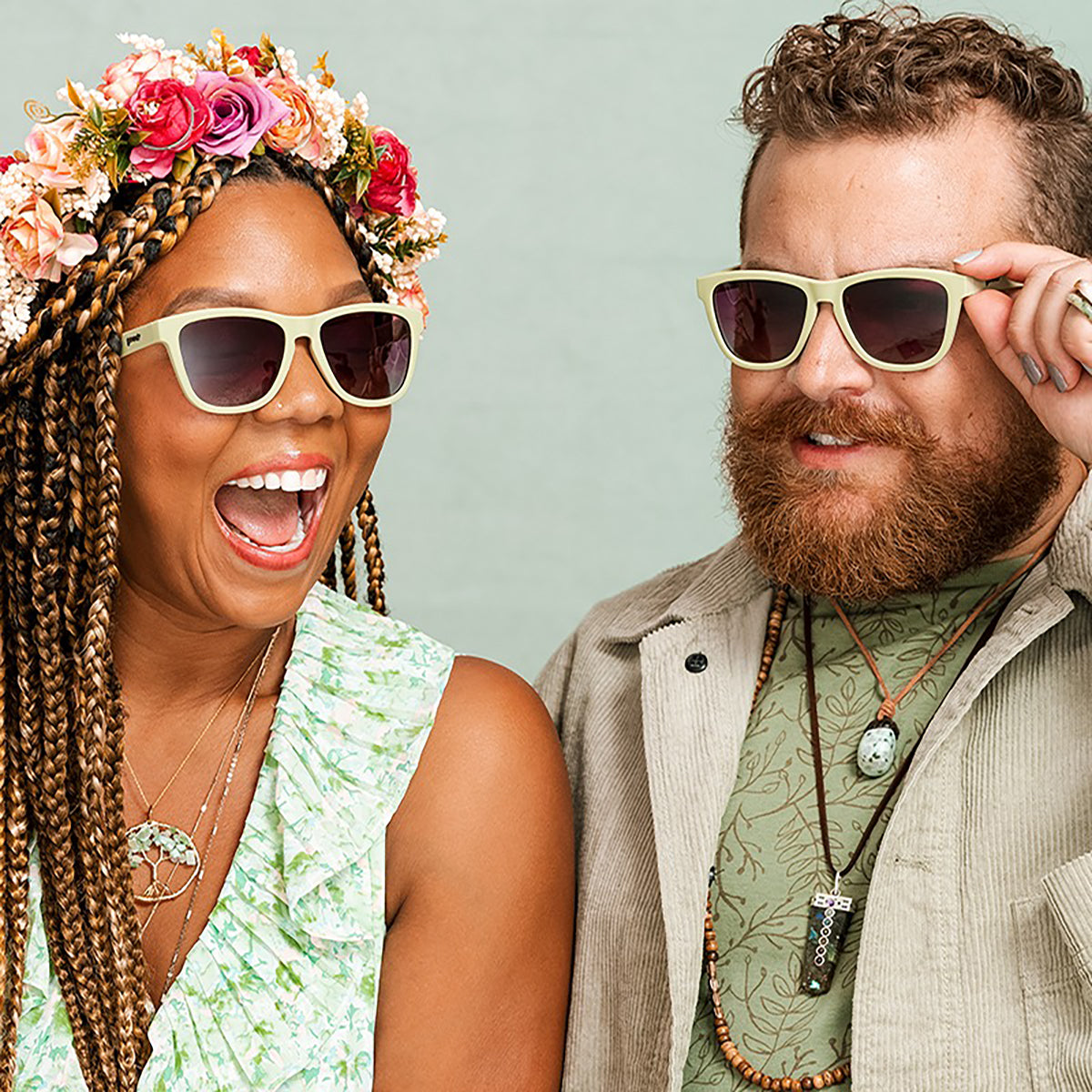 Goodr OG Polarized Sunglasses | Dawn of a New Sage