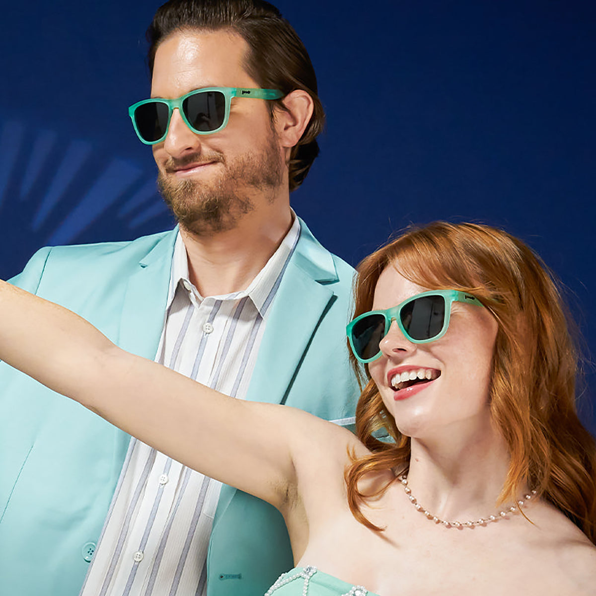 Goodr OG Polarized Sunglasses | Dinner Mint Debauchery