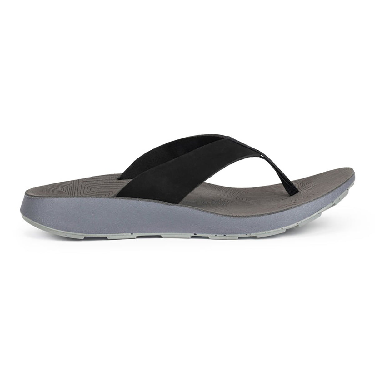 Tread Labs Orleans Leather Flip Flop - Men's | Black Leather