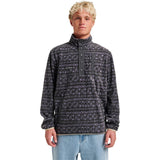 Quiksilver No Destination Half Snap Fleece Pullover - Men's | Graystone