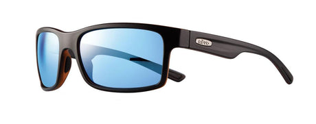 Revo Crawler XL Polarized Sunglasses  | Matte Black w/ Blue Water