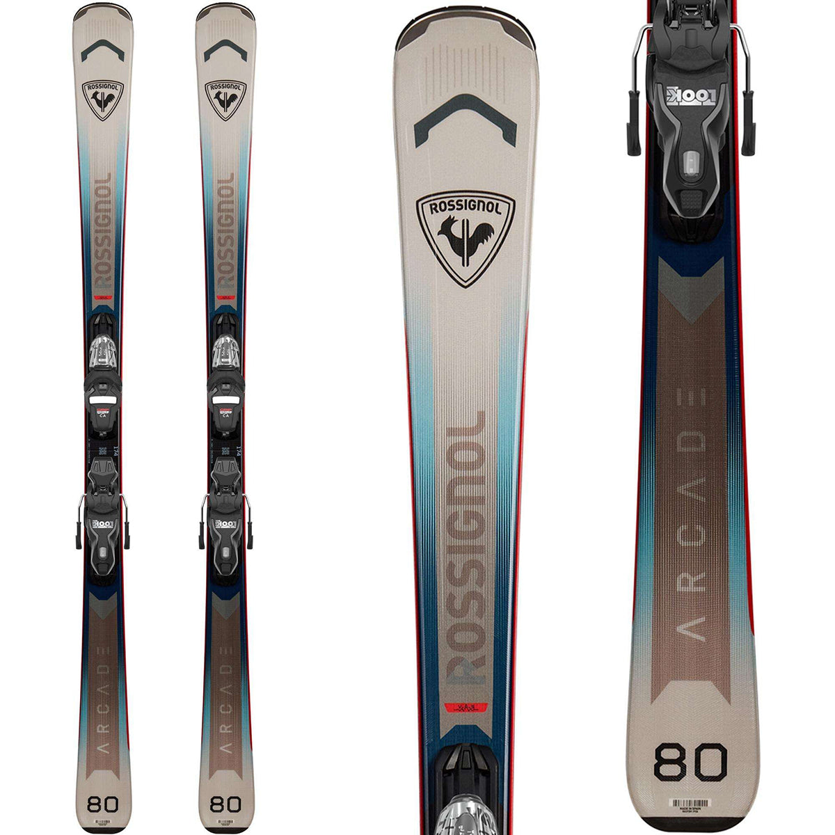 Rossigon Arcade 80 Ski + Xpress 10 GW Binding - 2026  | One Color