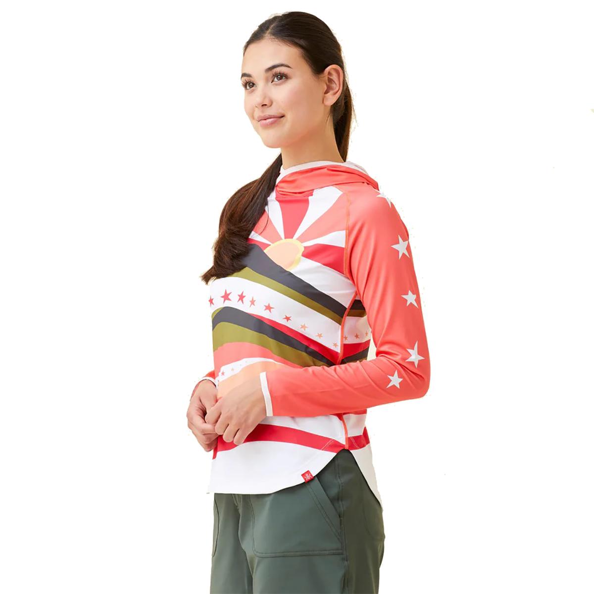 Krimson Klover Hallie Hoodie Sunshirt - Women's  | Sunset Floral