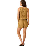 Carve Designs Hellie Linen Short - Women's | Golden Chambray