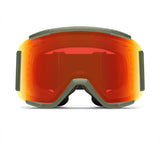 Smith Squad XL ChromaPop Goggles  | Fatigue Green/ChromaPop Everyday Red
