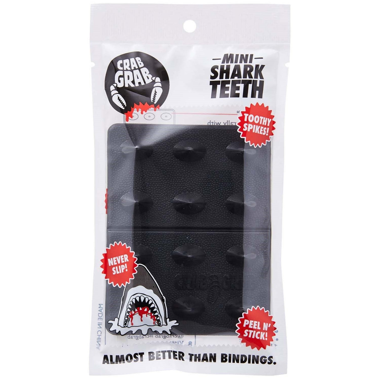 Crab Grab Mini Shark Teeth Stomp Pad | Black