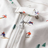 Petite Plume Après Ski Romper - Toddler | White
