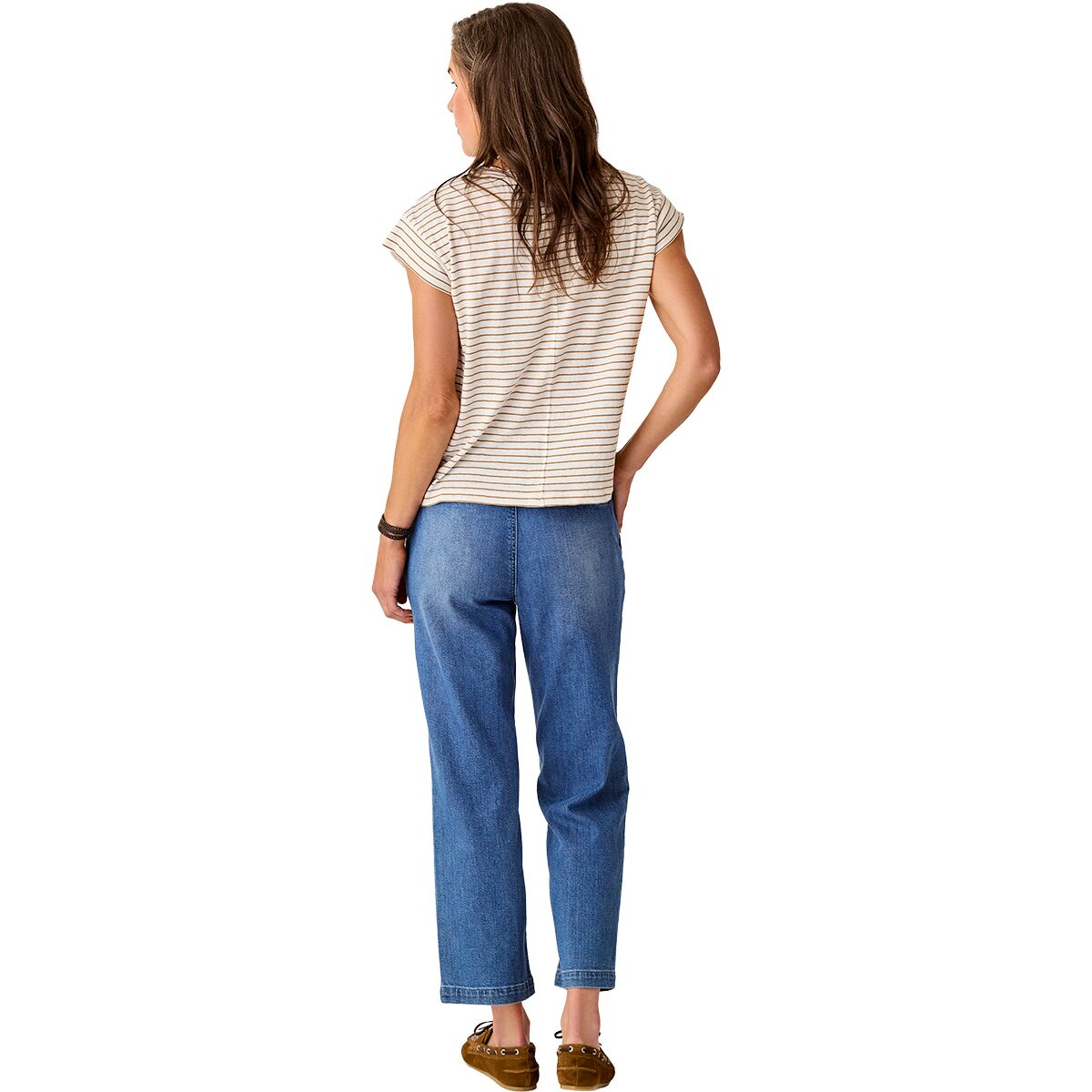Carve Designs Astrid Hemp T-Shirt - Women's | Golden Stripe