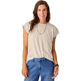 Carve Designs Astrid Hemp T-Shirt - Women's | Golden Stripe