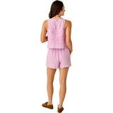 Carve Designs Lou Linen Tank Top - Women's | Light Violet Chambray