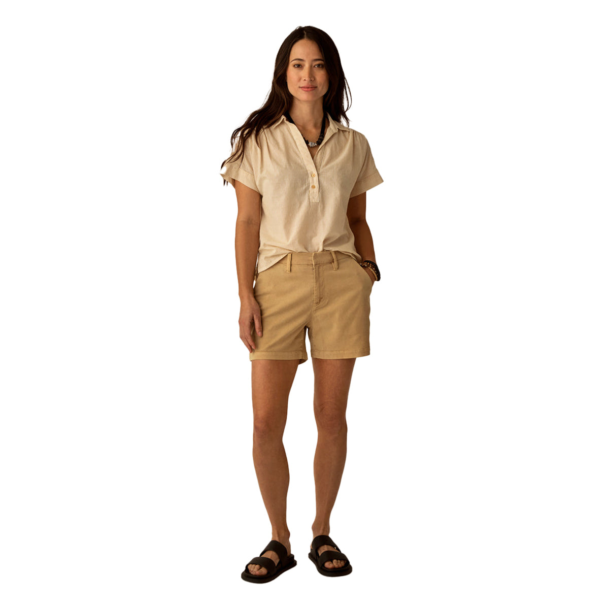 Carve Designs Elliott Voile Top - Women's | Prairie Pinstripe