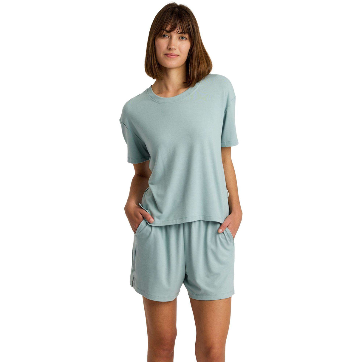 Free Fly Bamboo Flex Sunday T-Shirt - Women's | Ocean Mist