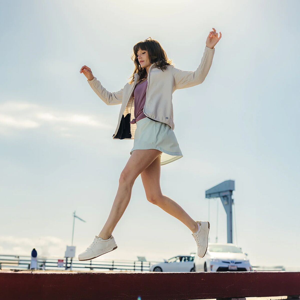 Free Fly Bamboo Lined Breeze Skort - Women's  | Sky Gray