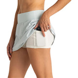 Free Fly Bamboo Lined Breeze Skort - Women's  | Sky Gray