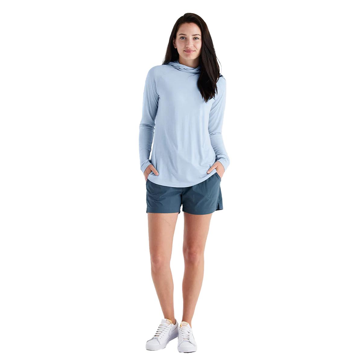 Free Fly Bamboo Lightweight II Hoodie - Women's  | Clear Sky