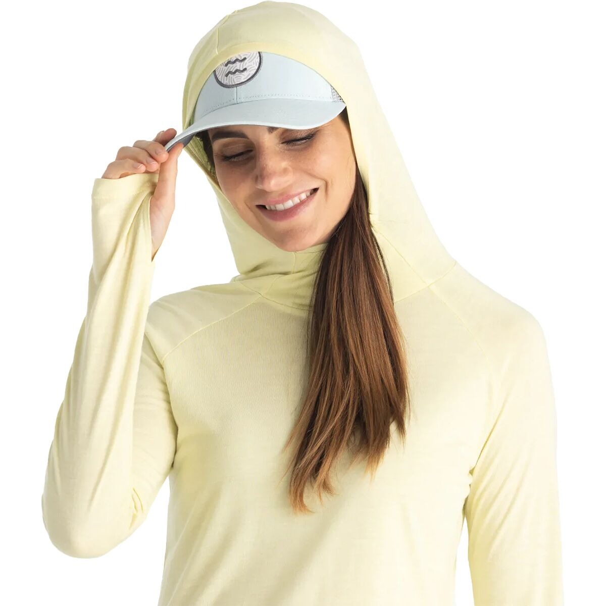 Free Fly Bamboo Lightweight II Hoodie - Women's  | Washed Citrus