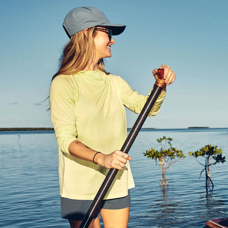 Free Fly Bamboo Lightweight II Hoodie - Women's  | Washed Citrus