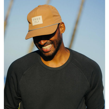 Free Fly 5-Panel Hat  | Stone Blue