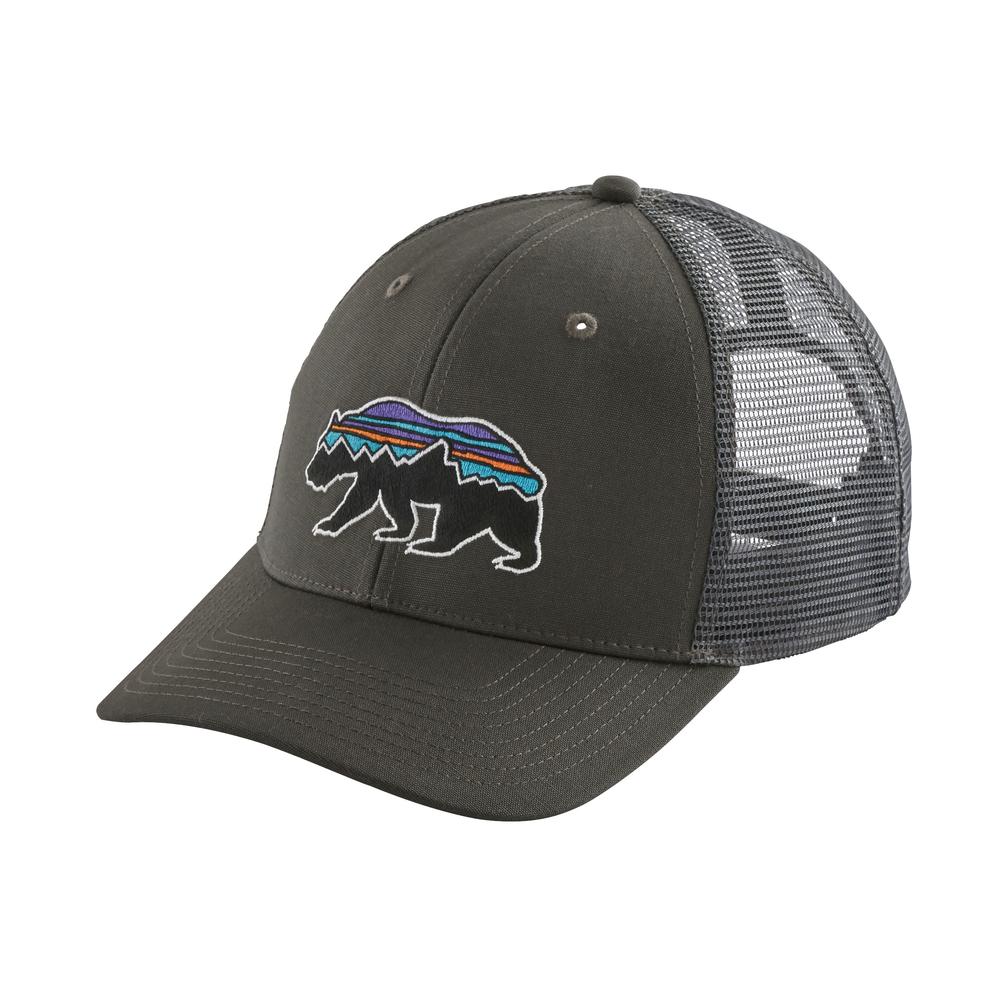 patagonia fitz roy horizons trucker hat white