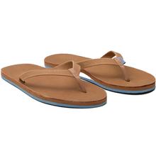 Hari Mari Fields Flip Flop - Women's TAN_DUSTY_BLUE