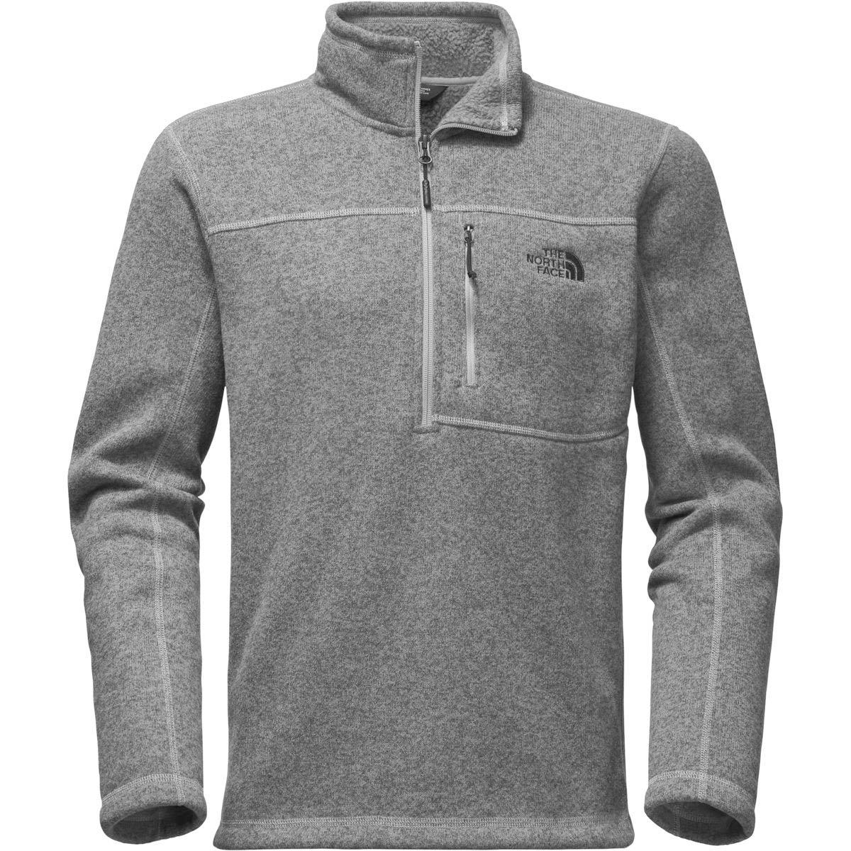 north face quarter zip mens