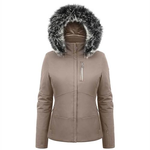 Poivre Blanc Ski Jacket with Faux Fur - Women's