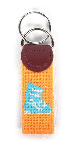 Cirque Needlepoint Keychain