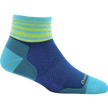 Darn Tough Stripe 1/4 Ultra Light Sock - Women's MARINE_BLACK