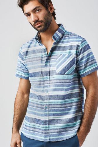 United By Blue Kintyre Short Sleeve Button Down Shirt - Men's